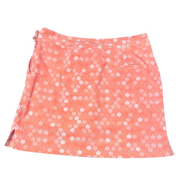 Women’s Izod Golf Skort Set Shirt Size Medium Skort Size 4 Golf Ball Tee Print - Picture 10 of 12
